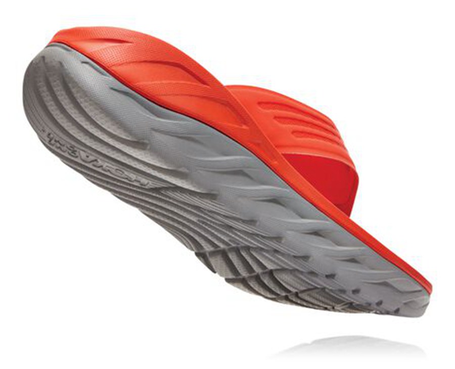 Hoka One One Sandaler Herre - Ora Porno Flip - Rød - 630289EUT